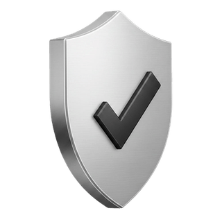 3D checkmark icon on the Coinium Ledgode how it works page