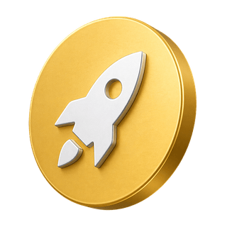 3D icon showing a candlestick trading chart on the Coinium Ledgode how-it-works page