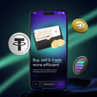 Coinium Ledgode trading platform displayed on a mobile device